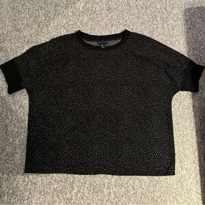 Women top size XL polka dot  worn twice